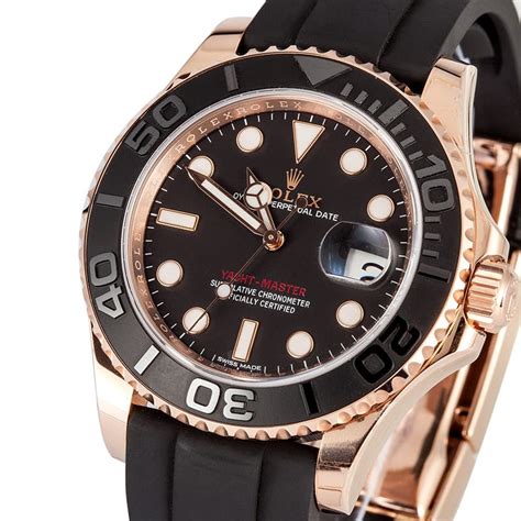 rolex yachtmaster rose gold bracelet|Rolex yacht master gold price.